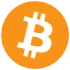Bitcoin logo for casino payment options.