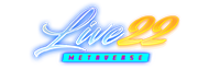 Live22 logo for casino game provider.
